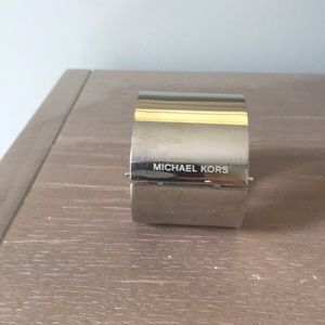 Michael Kors Wide 1.5 inches Silver Bracelet
